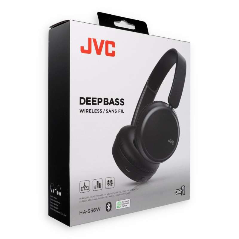 SPOTT-GR JVC HAS36WBU - Ασύρματα Over-Ear Aκουστικά Bluetooth σε Μαύρο Χρώμα