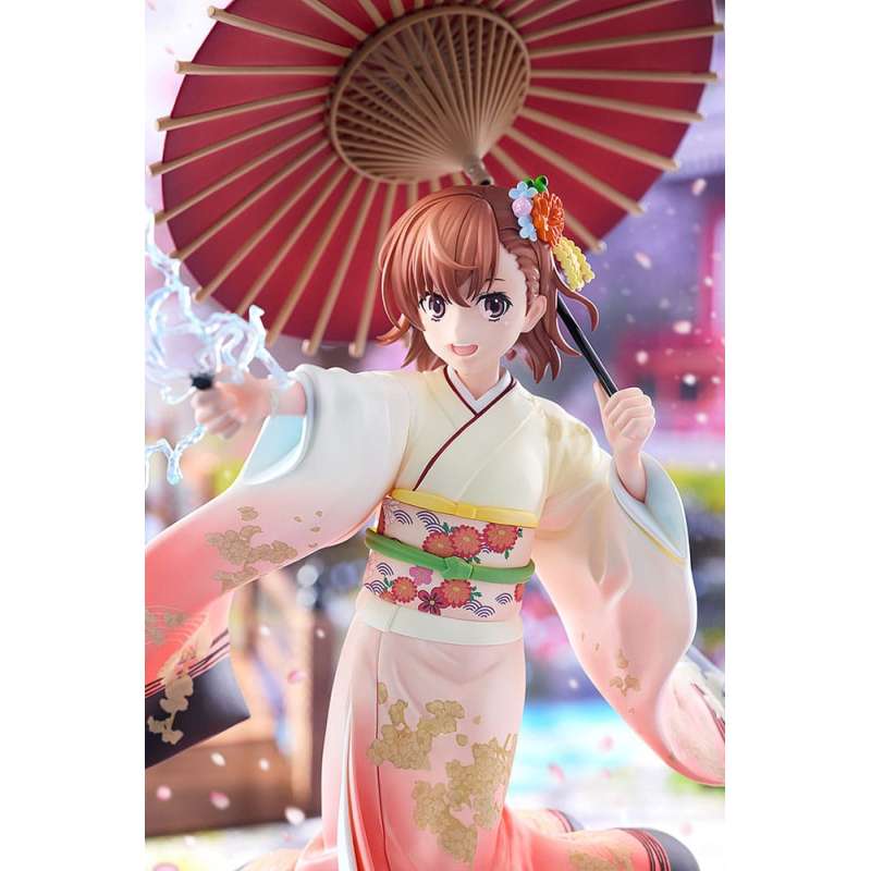 SPOTT-GR A Certain Scientific Railgun T - Φιγούρα (Αναλογία 1/7) Mikoto Misaka Furisode Kimono Ver. με Ύψος 28cm