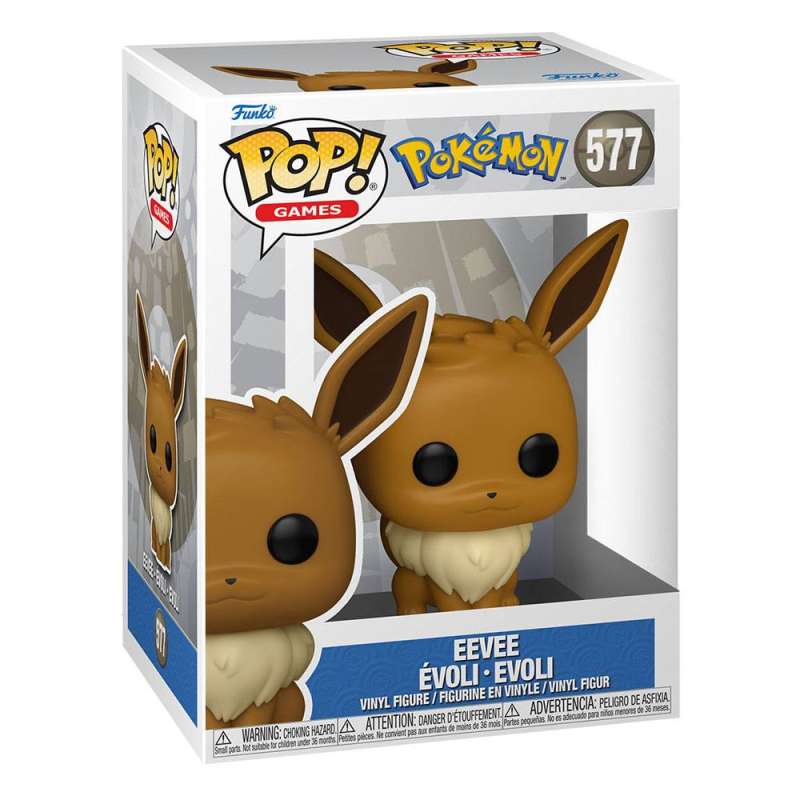 SPOTT-GR Pokémon POP! Games - Φιγούρα Βινυλίου Eevee (EU Edition) με Ύψος 9cm