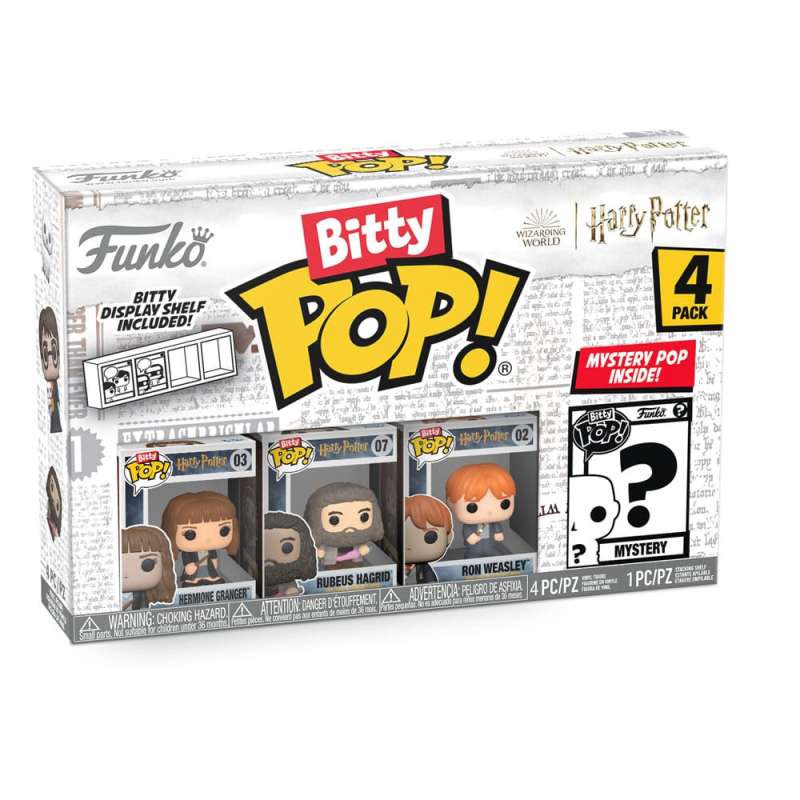 SPOTT-GR Harry Potter Bitty POP! - Φιγούρες Βινυλίου με Ύψος 2.5cm (4-Pack)