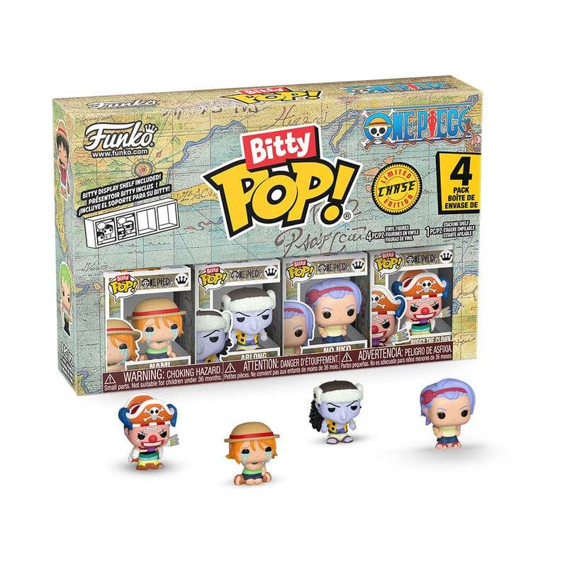 SPOTT-GR One Piece Bitty POP! - Φιγούρες Βινυλίου Nami με Ύψος 2.5cm (4-Pack)