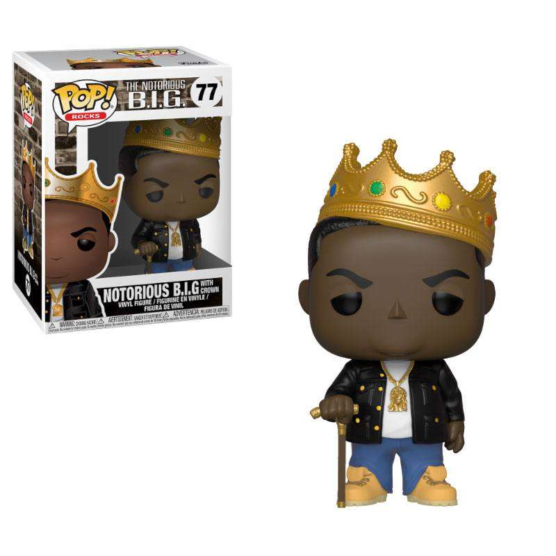SPOTT-GR Notorious B.I.G. POP! Rocks - Φιγούρα Βινυλίου Notorious B.I.G. with Crown με Ύψος 9cm