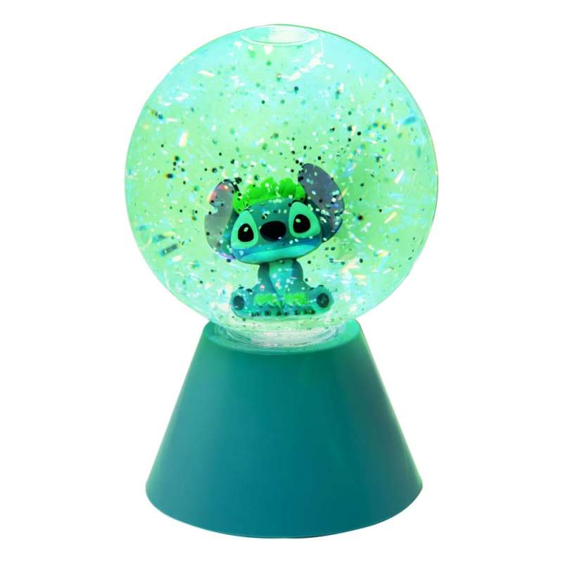 SPOTT-GR Lilo & Stitch - Φωτιστικό Γραφείου Stitch Glitter Ball με Ύψος 17cm