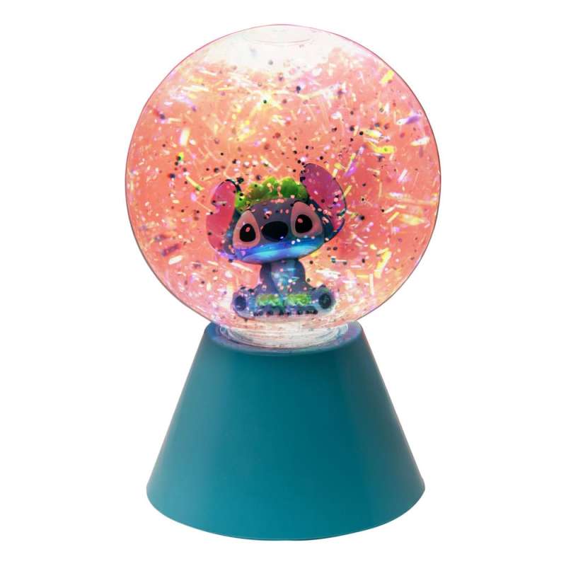 SPOTT-GR Lilo & Stitch - Φωτιστικό Γραφείου Stitch Glitter Ball με Ύψος 17cm