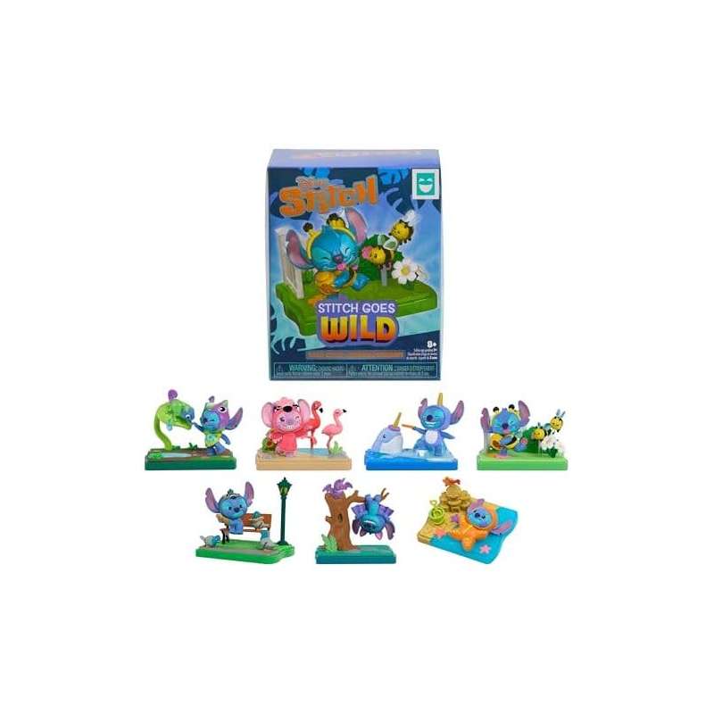 SPOTT-GR Stitch Happy Haul Collectible Figure Blind Boxes Goes Wild (Σετ 8 Τεμαχίων)