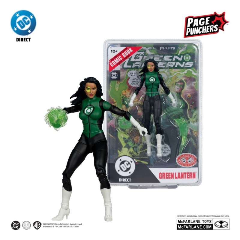 SPOTT-GR DC Direct Page Punchers - Φιγούρα Δράσης Jessica Cruz (Green Lanterns # 48) (Red Platinum Edition) με Ύψος 18cm
