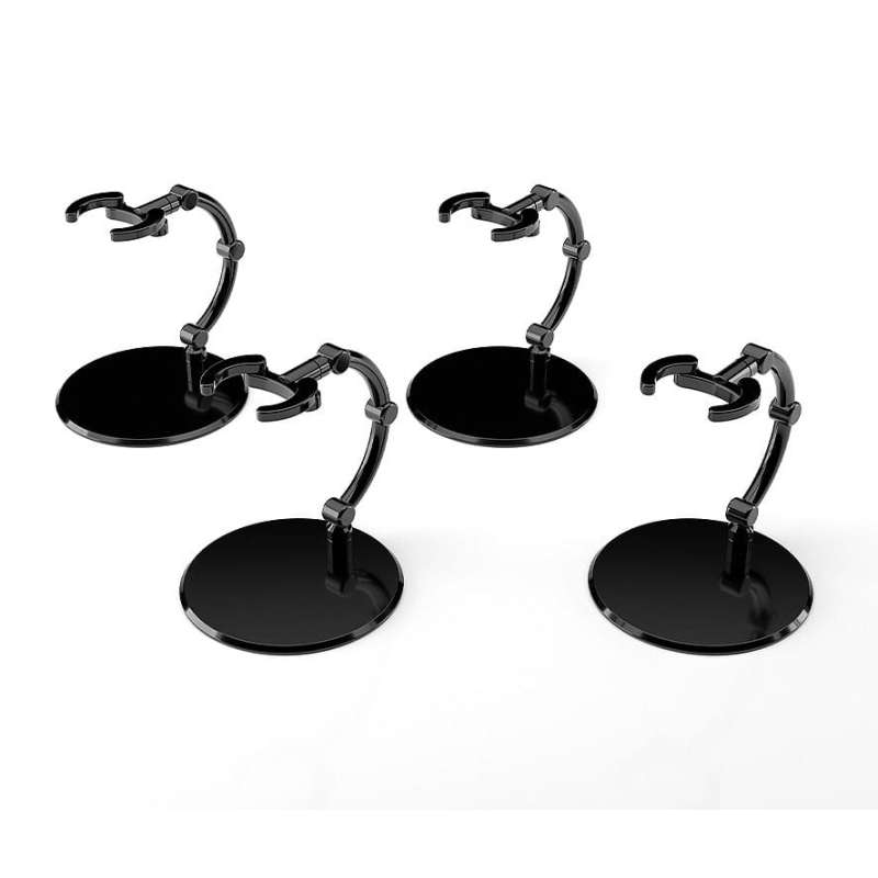 SPOTT-GR The Simple Stand Mini Nendoroid More - Σταντ για Μίνι Φιγούρες σε Μαύρο Χρώμα (4 Pack)