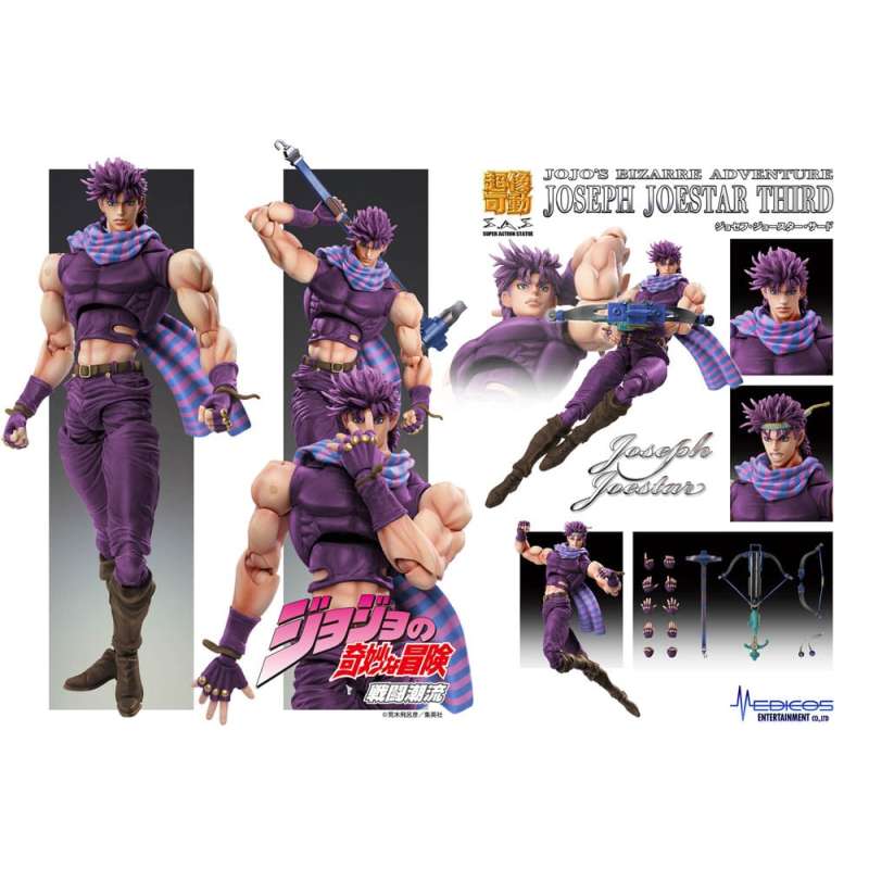 SPOTT-GR JoJo's Bizarre Adventure Battle Tendency - Φιγούρα Δράσης Chozokado Joseph Joestar Third με Ύψος 16cm