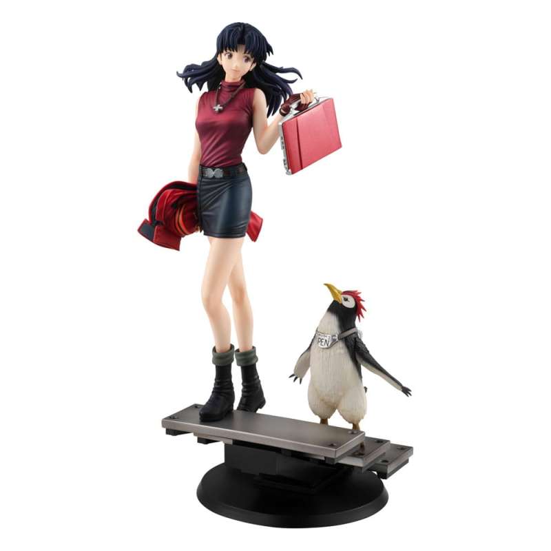 SPOTT-GR Rebuild of Evangelion Gals - Φιγούρα PVC Misato Katsuragi & Pen Pen με Ύψος 25cm