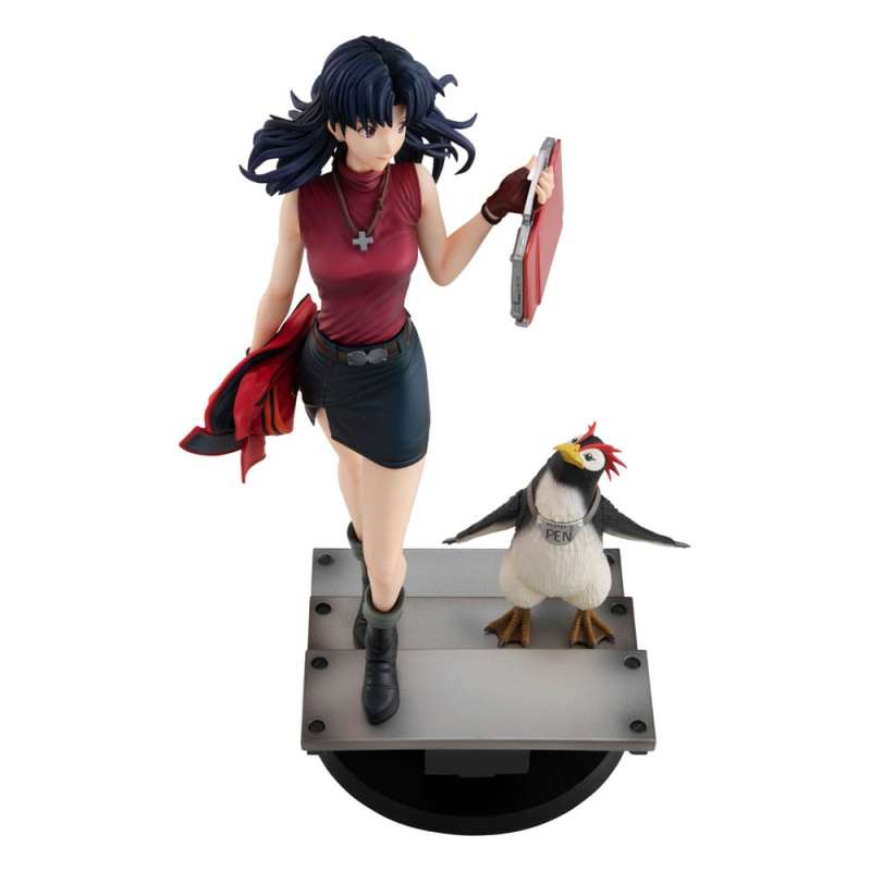 SPOTT-GR Rebuild of Evangelion Gals - Φιγούρα PVC Misato Katsuragi & Pen Pen με Ύψος 25cm