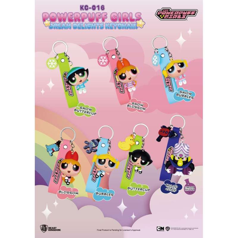 SPOTT-GR The Powerpuff Girls - Μπρελόκ σε Blind Box Dream Delights με Ύψος 5cm (Σετ 6 Τεμάχια)