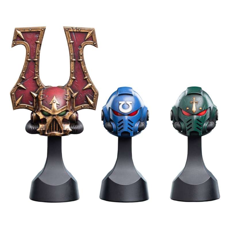 SPOTT-GR Warhammer 40,000 - Ρέπλικα (Αναλογία 1/4) Ultramarines Helm με Ύψος 12cm