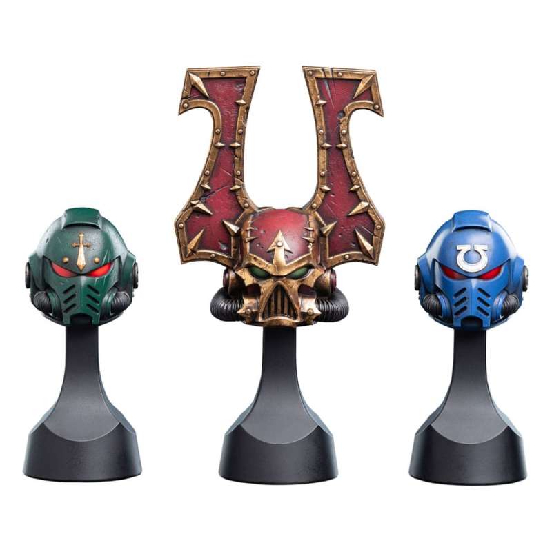 SPOTT-GR Warhammer 40,000 - Ρέπλικα (Αναλογία 1/4) Ultramarines Helm με Ύψος 12cm