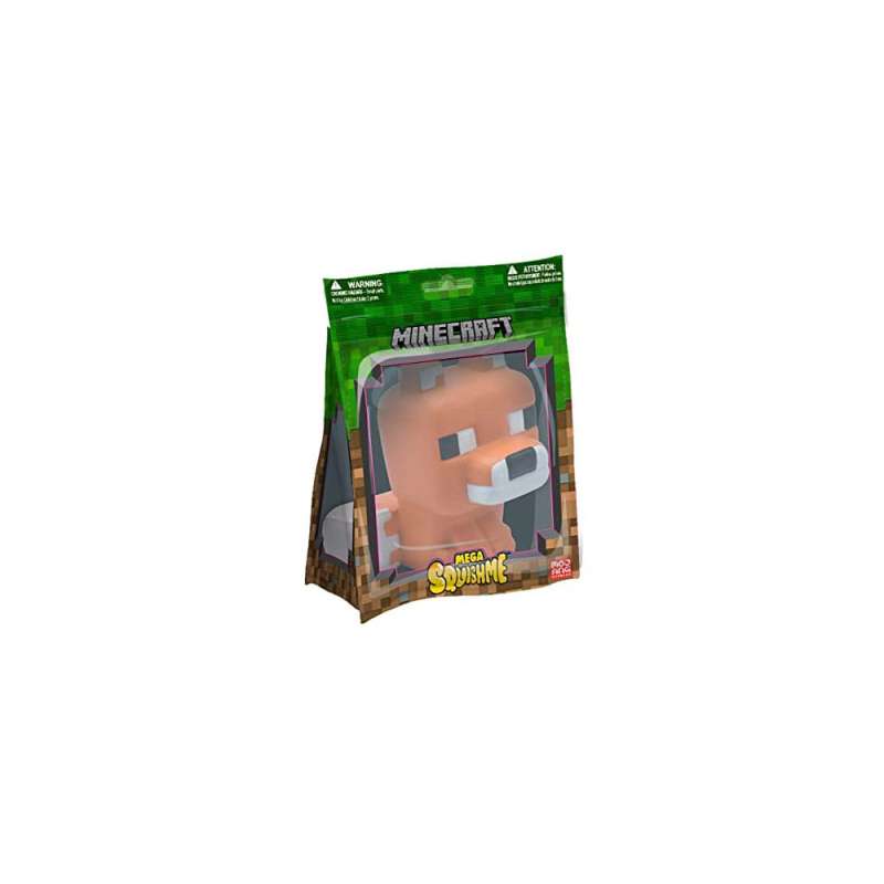 SPOTT-GR Minecraft Mega Squishme - Φιγούρα Αντι-Στρες με Ύψος 15cm Series 3 Fox με Ύψος 15cm