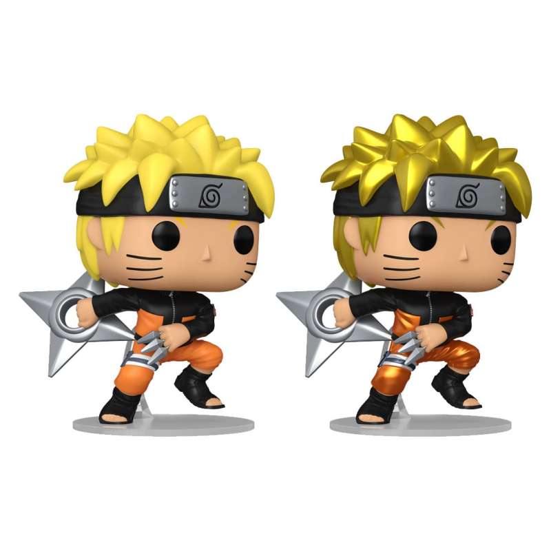 SPOTT-GR Naruto POP! Animation - Φιγούρες Βινυλίου Naruto (Shrkn) w/CH με Ύψος 9cm (Σετ 6 Τεμάχια)