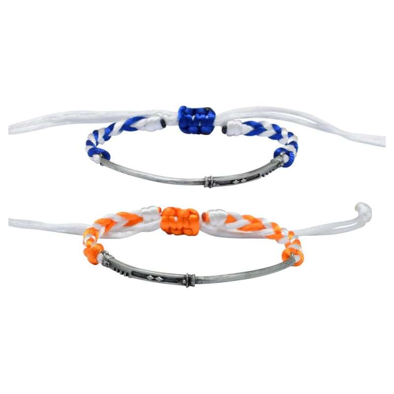SPOTT-GR Βραχιόλι Star Wars: Ahsoka Tano Lightsaber (Σετ 2 Τεμάχια) σε Μπλε και Πορτοκαλί Χρώμα