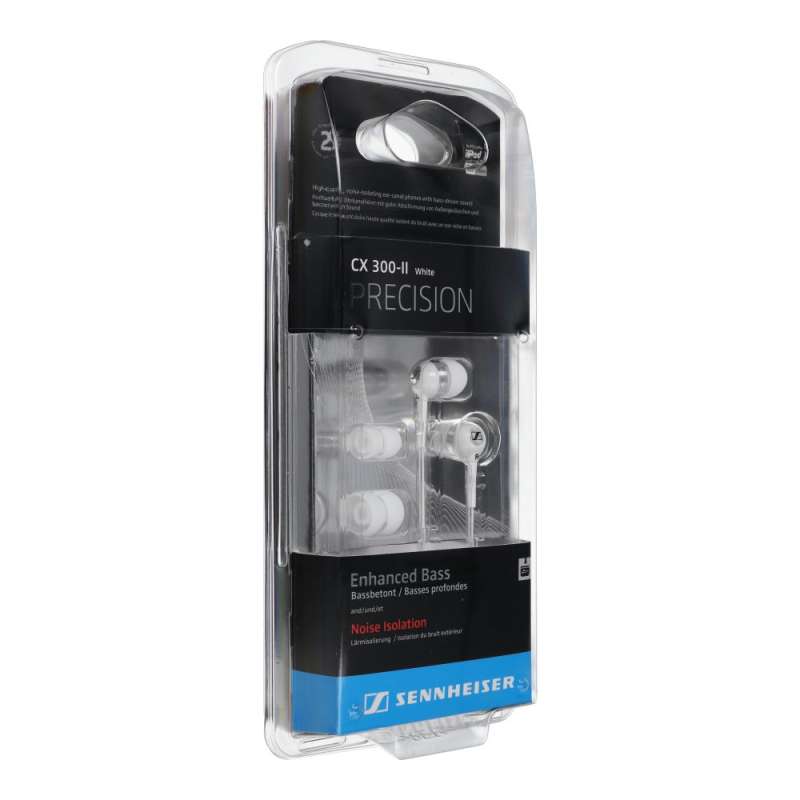SPOTT-GR Sennheiser CX 300-II Precision - Ενσύρματα In-Ear Ακουστικά Jack 3.5mm σε Άσπρο Χρώμα