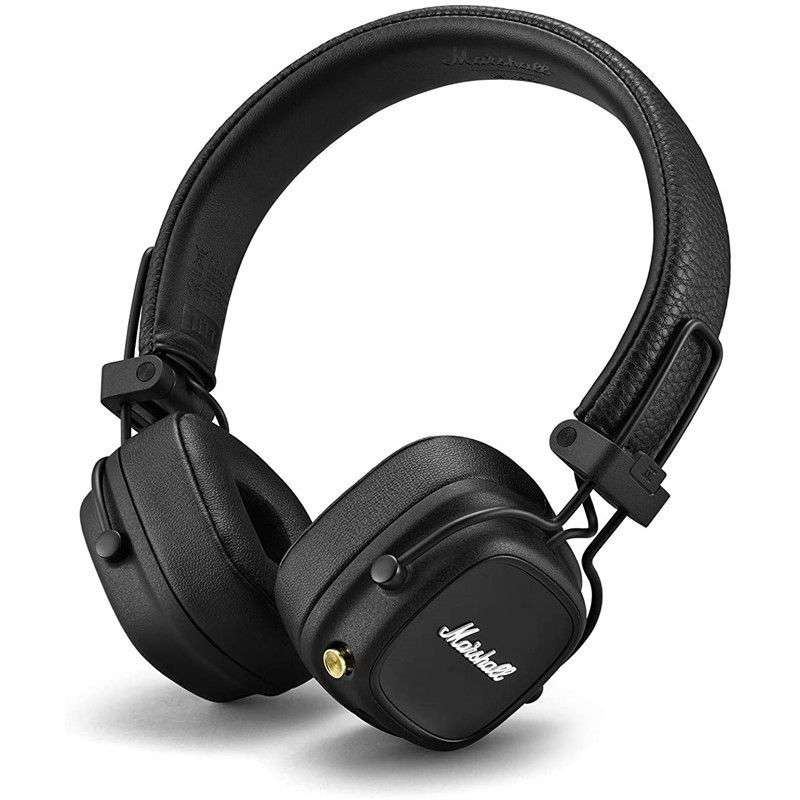 SPOTT-GR Marshall Major IV - Ασύρματα Over-Ear Aκουστικά Bluetooth σε Μαύρο Χρώμα