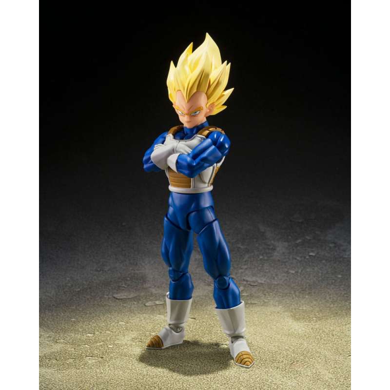 SPOTT-GR Dragon Ball Z S.H.Figuarts - Φιγούρα Δράσης Super Saiyan Vegeta (Dangerous Pride) με Ύψος 14cm