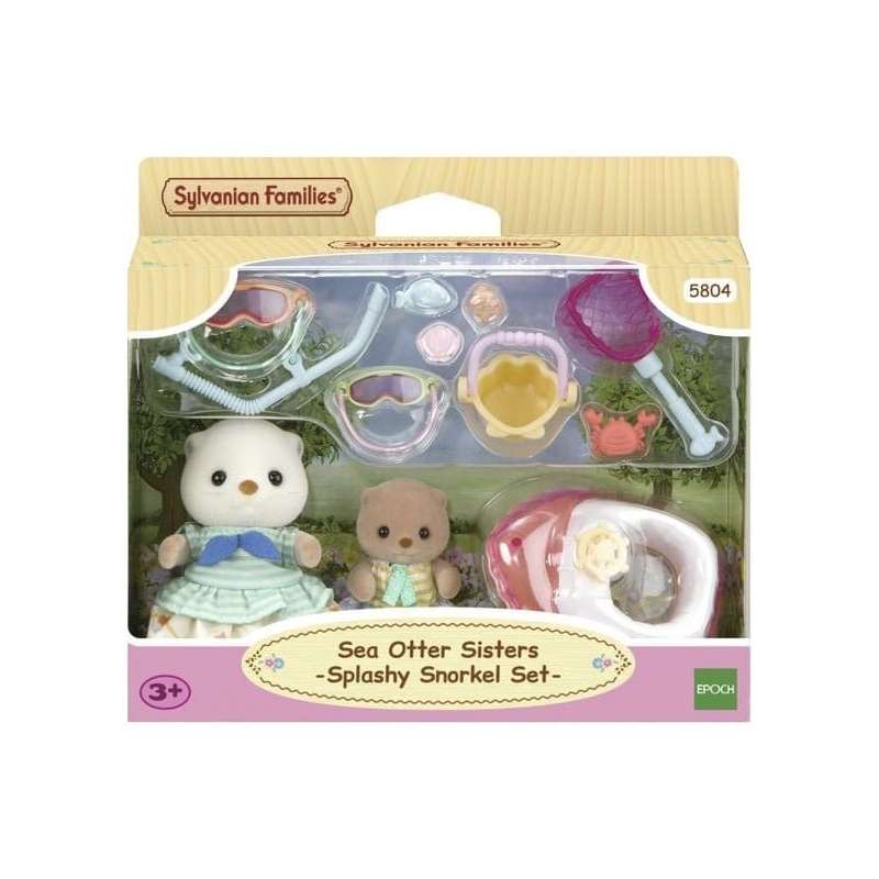 SPOTT-GR Sylvanian Families - Σετ Φιγούρες Sea Otter Snorkel