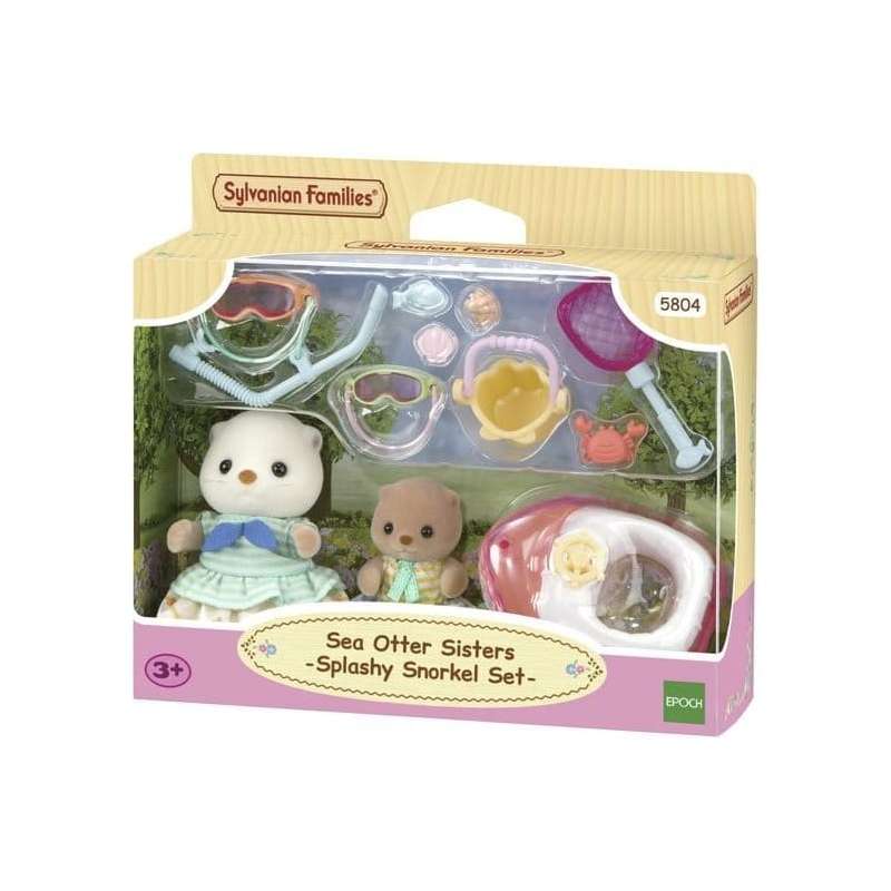 SPOTT-GR Sylvanian Families - Σετ Φιγούρες Sea Otter Snorkel