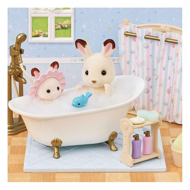 SPOTT-GR Sylvanian Families - Σετ Φιγούρες Bath and Shower