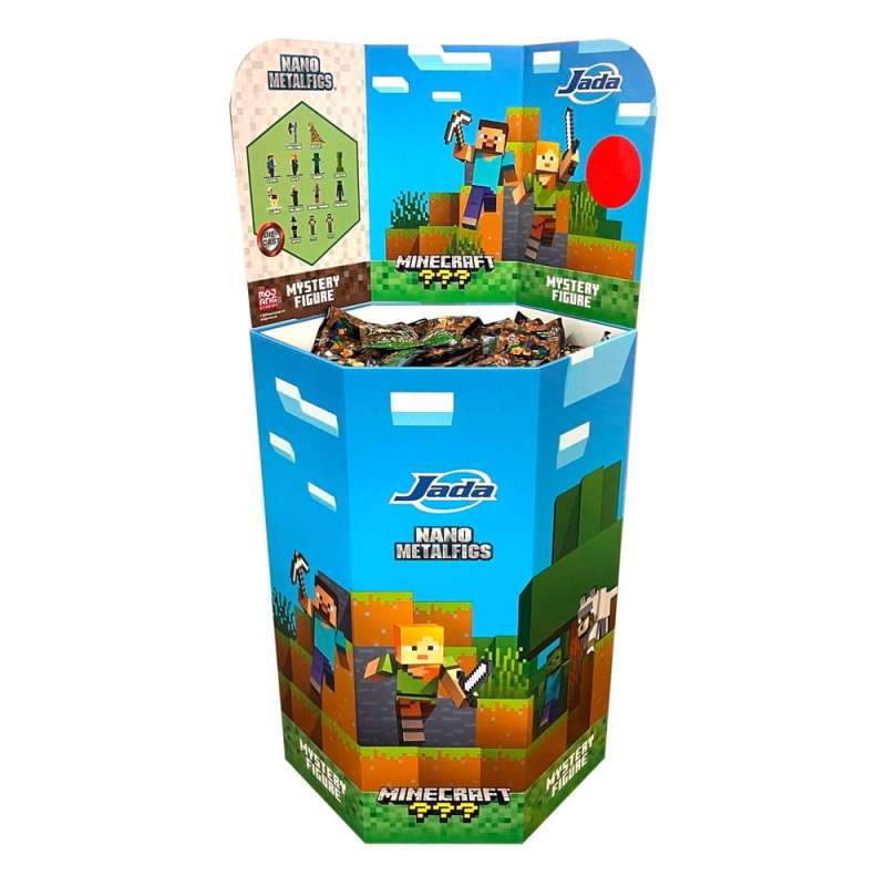 SPOTT-GR Minecraft Nano Metalfigs Diecast - Mega Pack με Μίνι Φιγούρες με Ύψος 4cm (Σετ 144 Τεμάχια)
