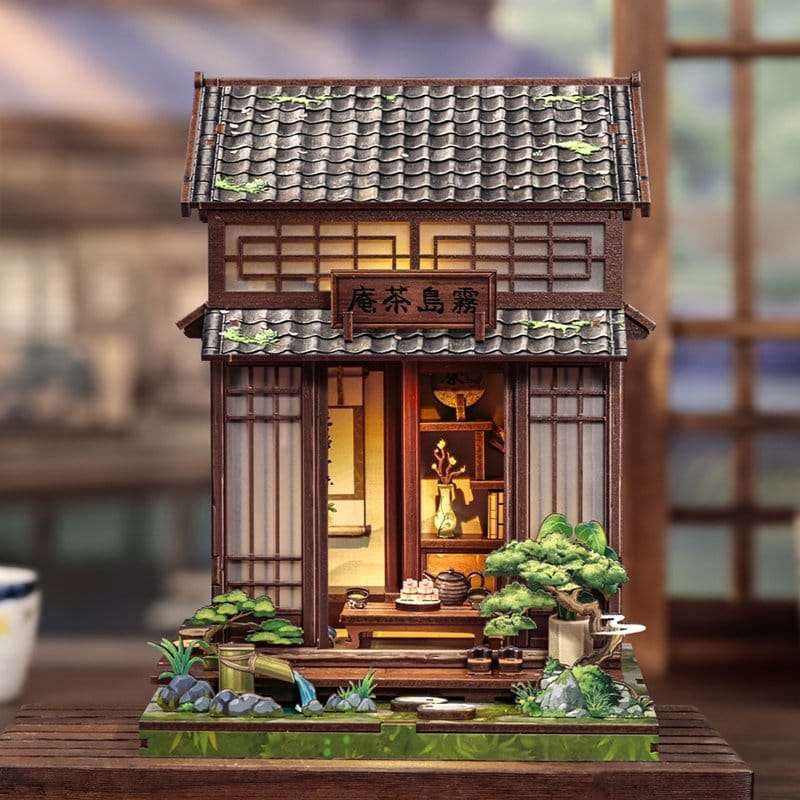 SPOTT-GR Miniature House - Κιτ Μοντελισμού Kirishima Cha-an με Διαστάσεις 19 x 14cm