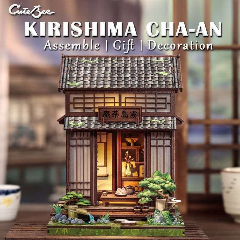 SPOTT-GR Miniature House - Κιτ Μοντελισμού Kirishima Cha-an με Διαστάσεις 19 x 14cm
