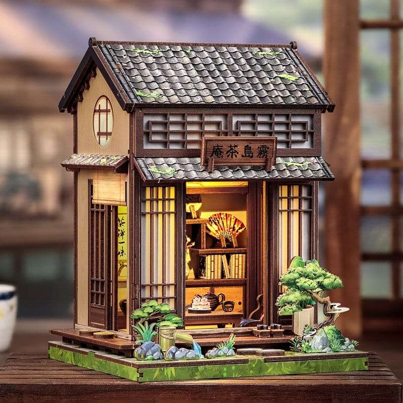 SPOTT-GR Miniature House - Κιτ Μοντελισμού Kirishima Cha-an με Διαστάσεις 19 x 14cm