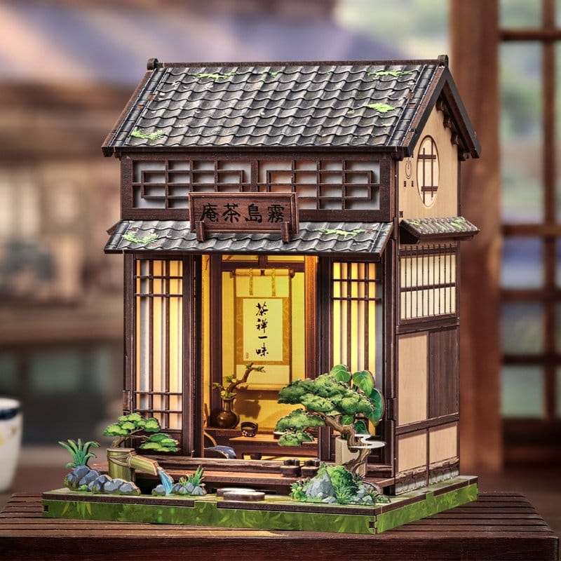 SPOTT-GR Miniature House - Κιτ Μοντελισμού Kirishima Cha-an με Διαστάσεις 19 x 14cm