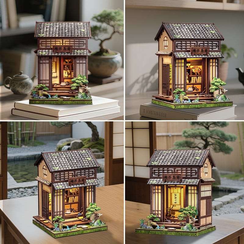 SPOTT-GR Miniature House - Κιτ Μοντελισμού Kirishima Cha-an με Διαστάσεις 19 x 14cm