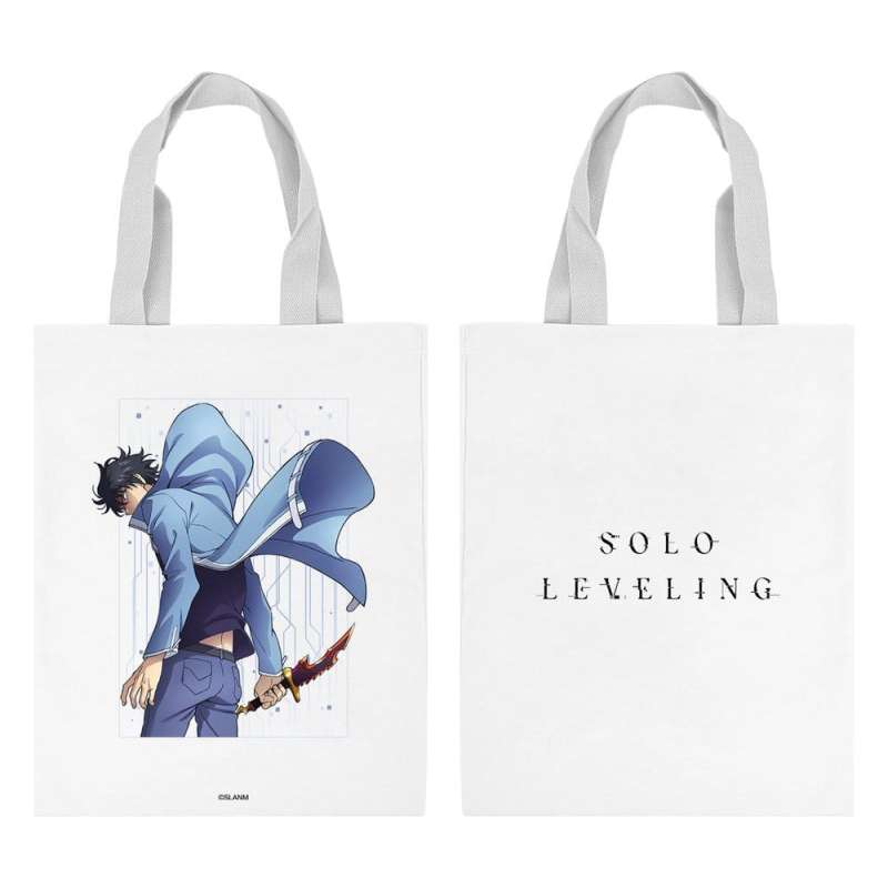 SPOTT-GR Solo Leveling - Τσάντα Ώμου Sung Jinwoo σε Άσπρο Χρώμα