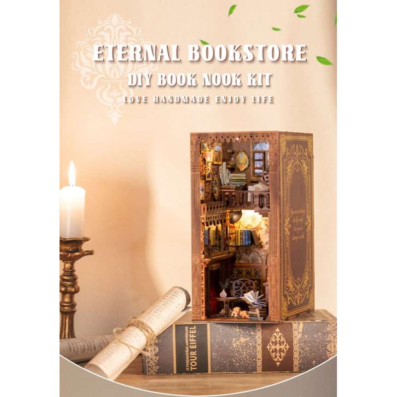 SPOTT-GR Book Nook Eternal Bookstore - Διόραμα με Διαστάσεις 23 x 11cm