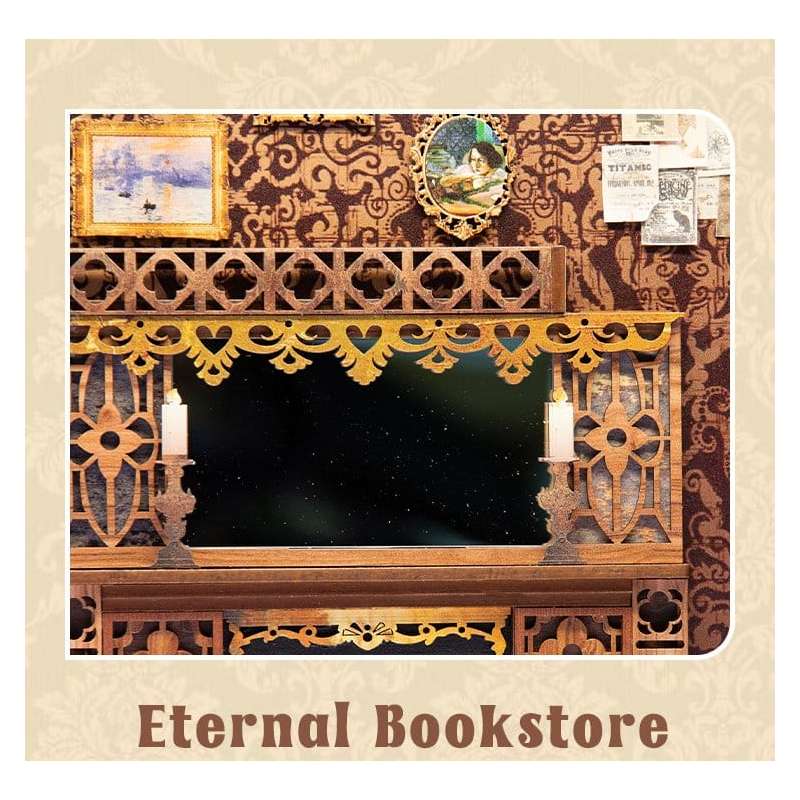 SPOTT-GR Book Nook Eternal Bookstore - Διόραμα με Διαστάσεις 23 x 11cm