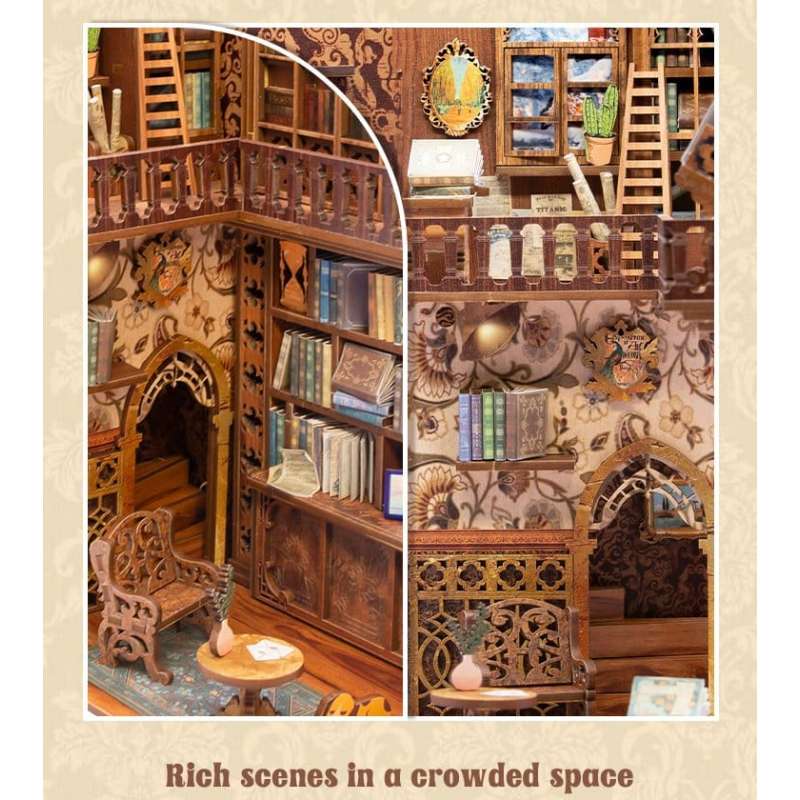 SPOTT-GR Book Nook Eternal Bookstore - Διόραμα με Διαστάσεις 23 x 11cm