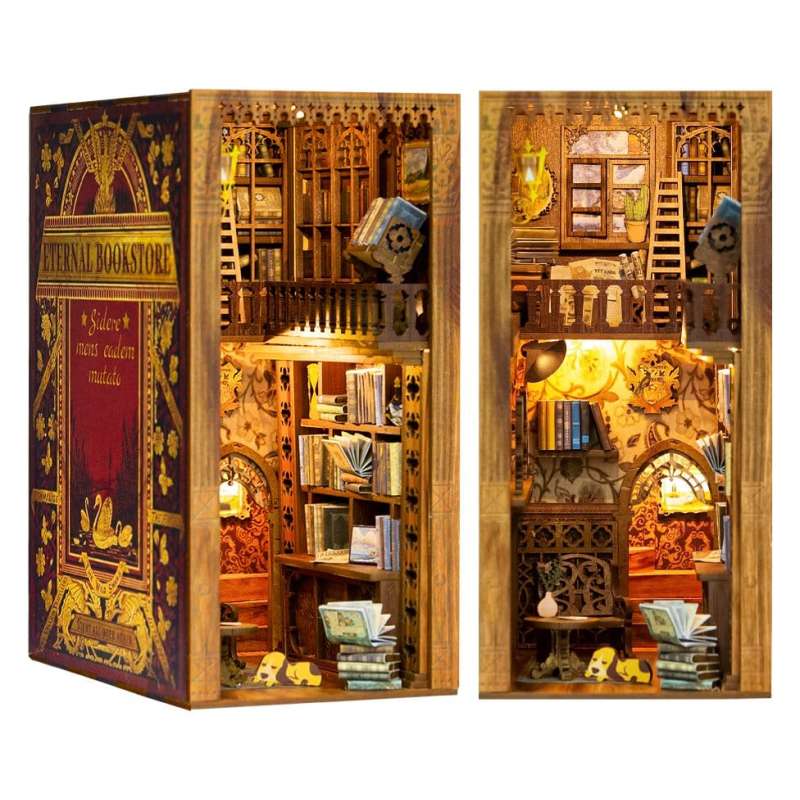 SPOTT-GR Book Nook Eternal Bookstore - Διόραμα με Διαστάσεις 23 x 11cm