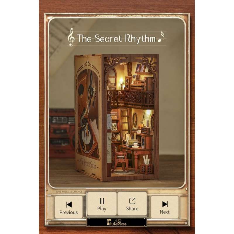 SPOTT-GR Book Nook The Secret Rhythm - Διόραμα με Διαστάσεις 23 x 11cm