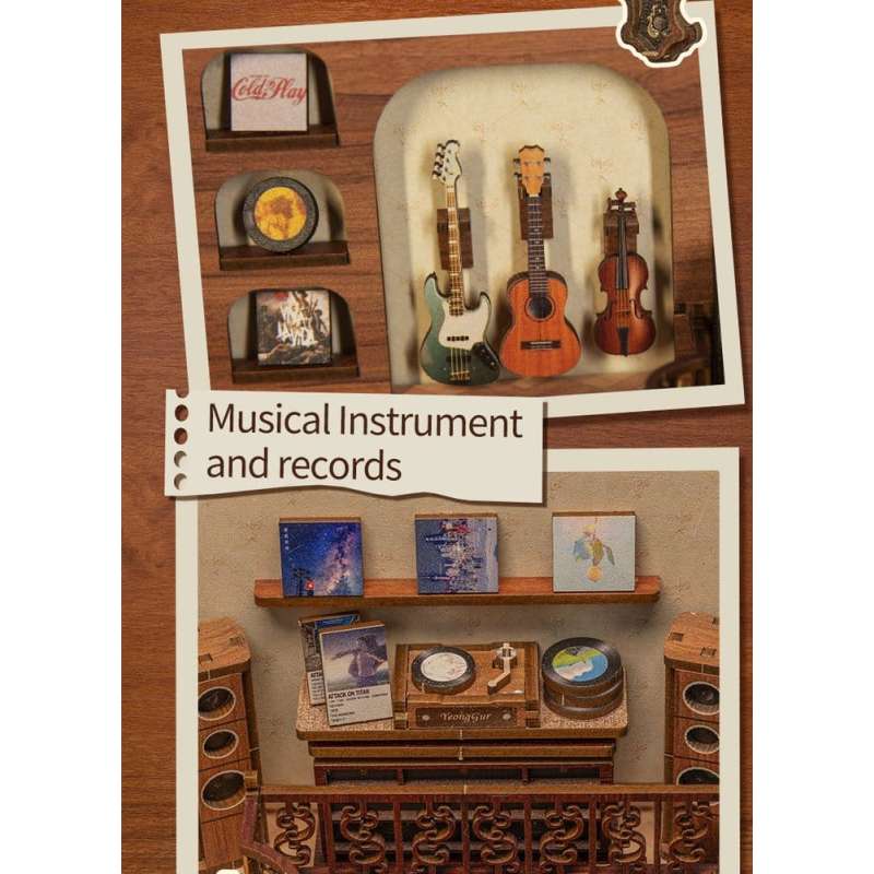 SPOTT-GR Book Nook The Secret Rhythm - Διόραμα με Διαστάσεις 23 x 11cm