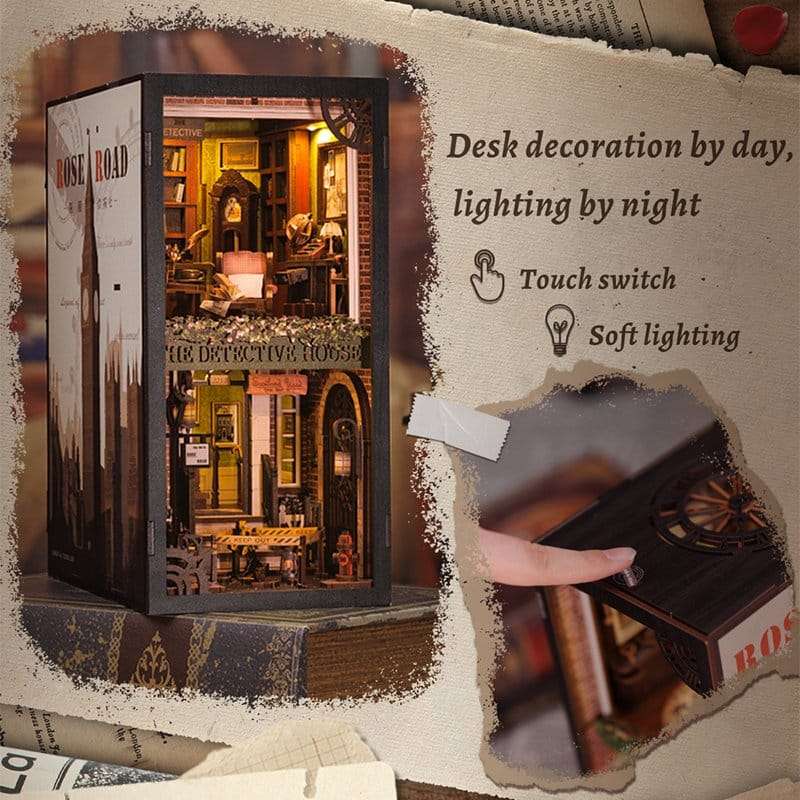 SPOTT-GR Book Nook Rose Detective Agency - Διόραμα με Διαστάσεις 23 x 11cm