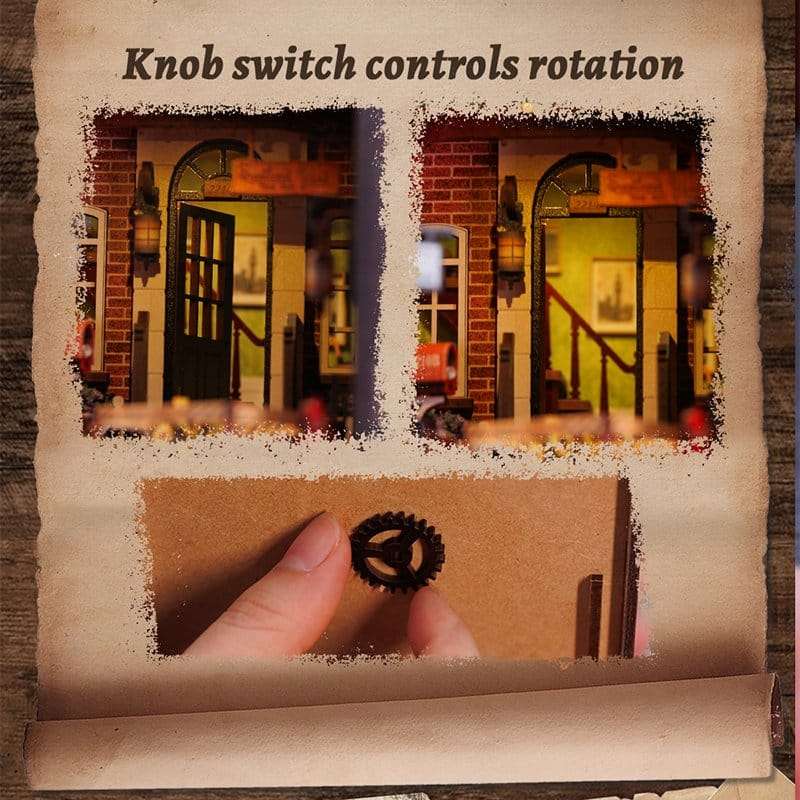 SPOTT-GR Book Nook Rose Detective Agency - Διόραμα με Διαστάσεις 23 x 11cm