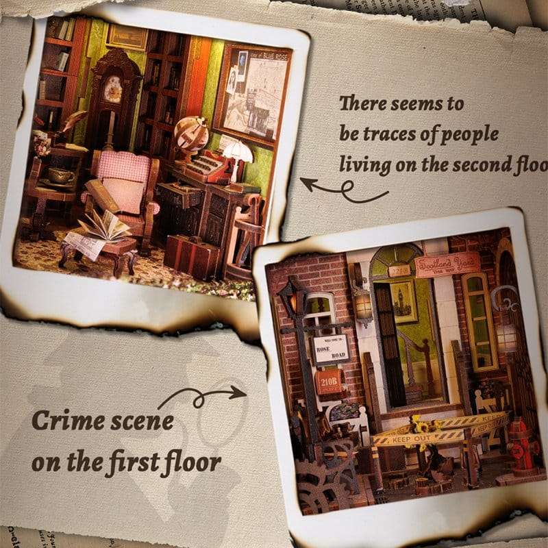 SPOTT-GR Book Nook Rose Detective Agency - Διόραμα με Διαστάσεις 23 x 11cm