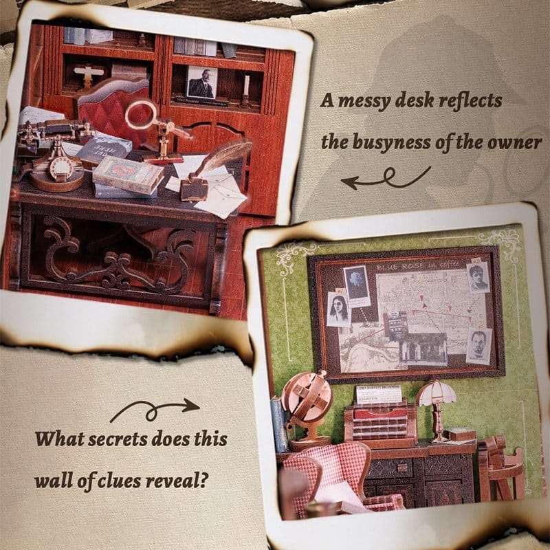 SPOTT-GR Book Nook Rose Detective Agency - Διόραμα με Διαστάσεις 23 x 11cm