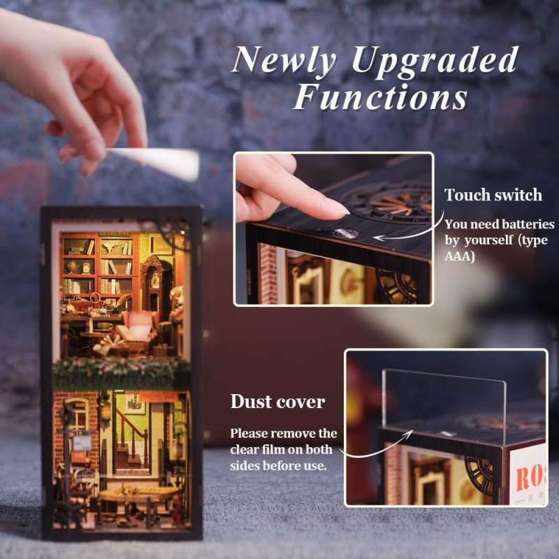 SPOTT-GR Book Nook Rose Detective Agency - Διόραμα με Διαστάσεις 23 x 11cm