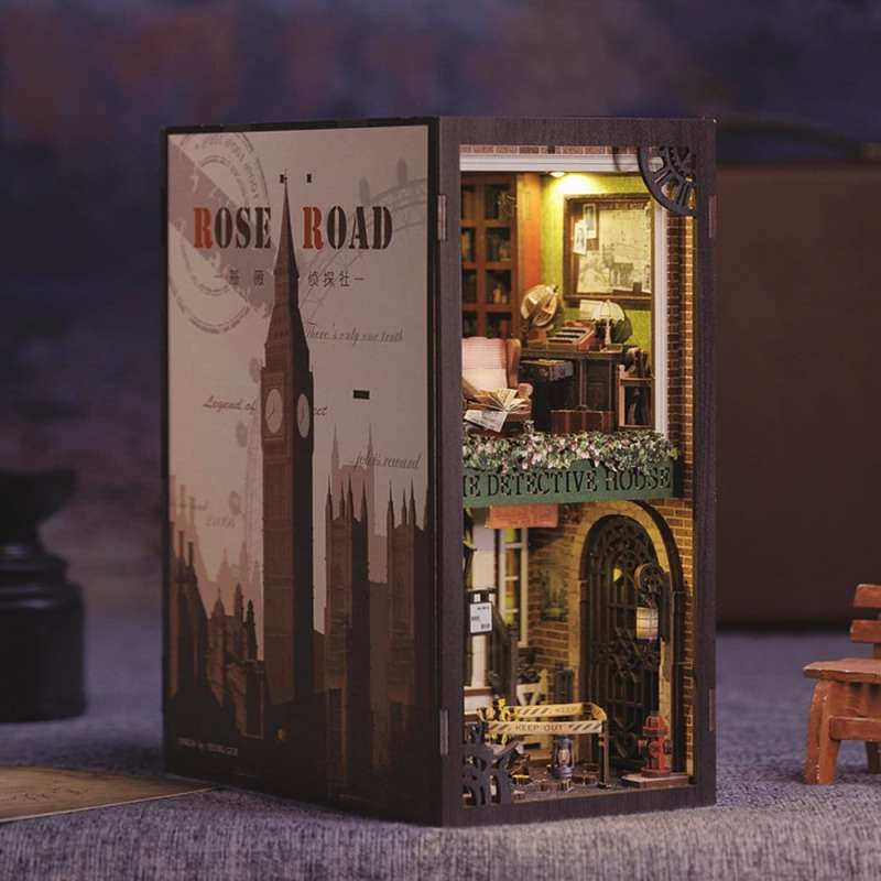 SPOTT-GR Book Nook Rose Detective Agency - Διόραμα με Διαστάσεις 23 x 11cm