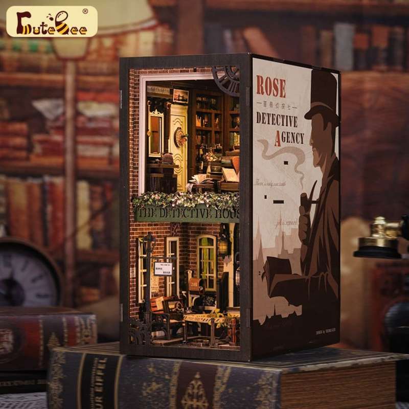 SPOTT-GR Book Nook Rose Detective Agency - Διόραμα με Διαστάσεις 23 x 11cm