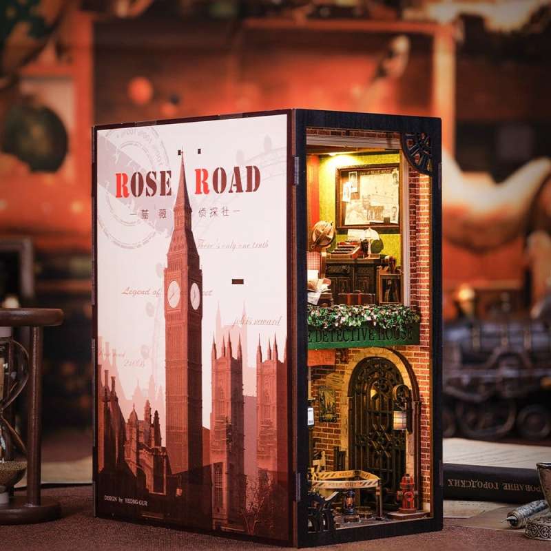 SPOTT-GR Book Nook Rose Detective Agency - Διόραμα με Διαστάσεις 23 x 11cm