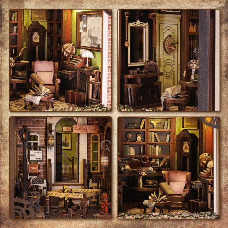SPOTT-GR Book Nook Rose Detective Agency - Διόραμα με Διαστάσεις 23 x 11cm