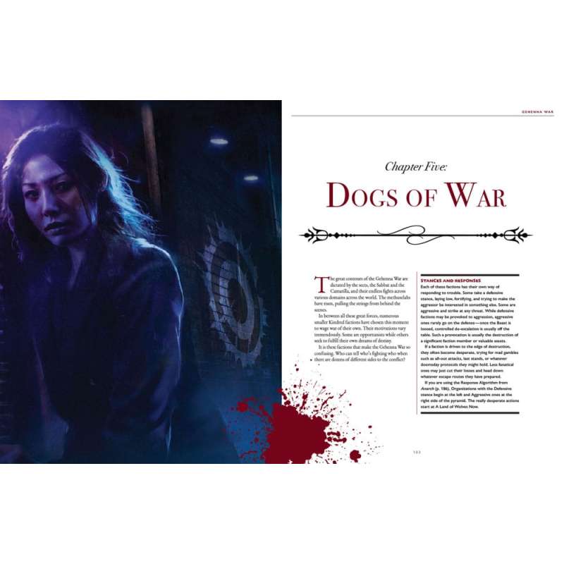 SPOTT-GR Vampire: The Masquerade 5th Edition - RPG Βιβλίο Κανόνων (Core Rulebook) Gehenna War Sourcebook (Αγγλική Έκδοση)