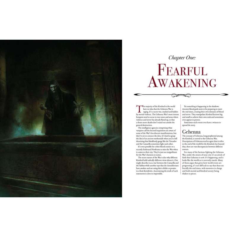 SPOTT-GR Vampire: The Masquerade 5th Edition - RPG Βιβλίο Κανόνων (Core Rulebook) Gehenna War Sourcebook (Αγγλική Έκδοση)